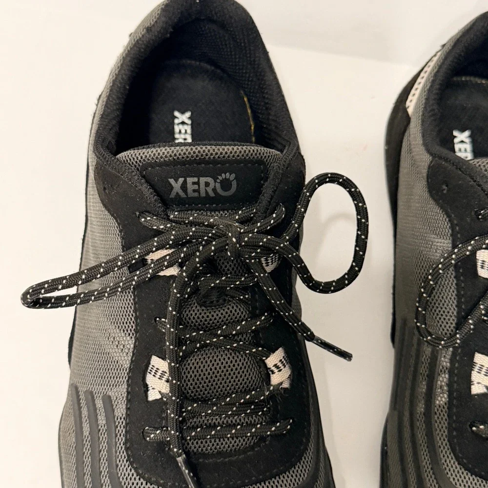 Xero 360 Training Shoes Black Gray Barefoot Minimalist Womens 10.5